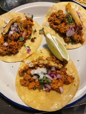 Pastor tacos at Monchito in Barcelona