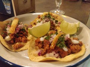 Tacos Pastor Monquito at Monchito in Barcelona