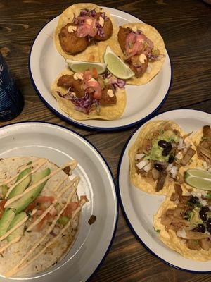 quesadillas & tacos 🌮  at Monchito in Barcelona