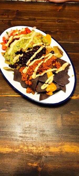 The Nacho plate. A perfect starter. at Monchito in Barcelona