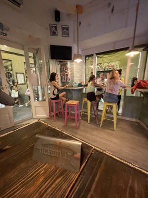 Inside  at Monchito in Barcelona