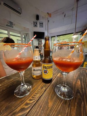 Micheladas  at Monchito in Barcelona