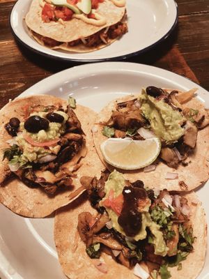 Vegan “pig-friendly” tacos  at Monchito in Barcelona