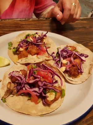 Baja tacos at Monchito in Barcelona