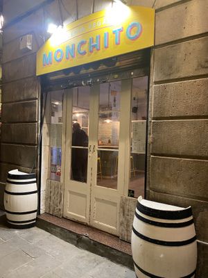 Outside  at Monchito in Barcelona