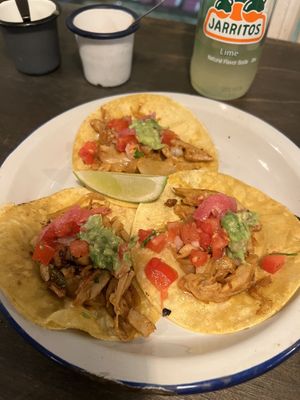 Vegan Chicken tacos  at Monchito in Barcelona