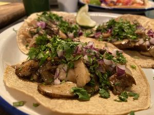 Fish tacos at Monchito in Barcelona