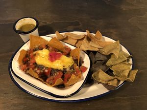 Frijoles Negros Refritos at Monchito in Barcelona