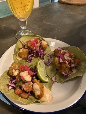 Tacos Coliflor at Monchito in Barcelona