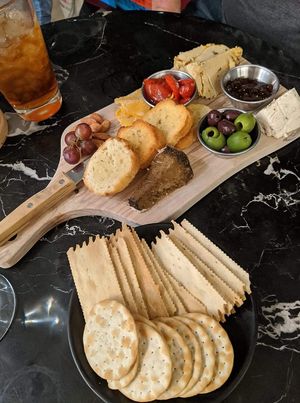 Cheese board at Rebel Cheese in Austin