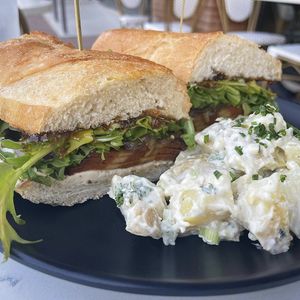 “Bacon, Brie, Me” sandwich at Rebel Cheese in Austin