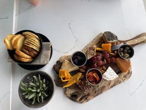 Vegan cheese plate at Rebel Cheese in Austin