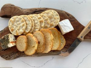 Happy hour (M-F 3-6pm): 2-cheese cheeseboard ($10) + $5 glass of house red or white at Rebel Cheese in Austin