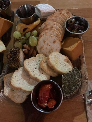 Wine & cheese tasting: Massive cheese board at Rebel Cheese in Austin