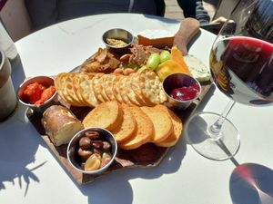 Charcuterie board at Rebel Cheese in Austin