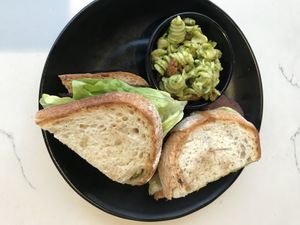 The vegan bacon is dope  at Rebel Cheese in Austin