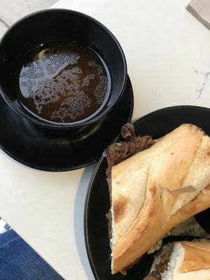 Au jus!  at Rebel Cheese in Austin