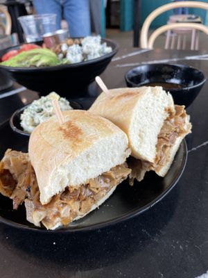 French dip   at Rebel Cheese in Austin