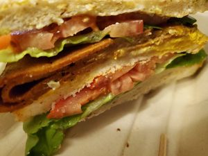 Turkey Bacon Club at Rebel Cheese in Austin