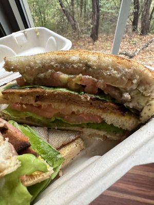 BLT takeout   at Rebel Cheese in Austin