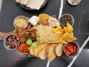 Charcuterie board  at Rebel Cheese in Austin