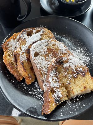 French toast  at Rebel Cheese in Austin
