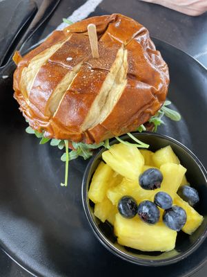 Breakfast sandwich  at Rebel Cheese in Austin