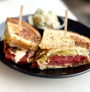 Ruben sandwich   at Rebel Cheese in Austin