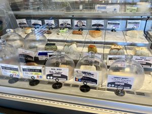 “Outside” cheese case  at Rebel Cheese in Austin