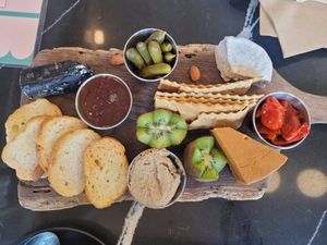 Cheese board at Rebel Cheese in Austin