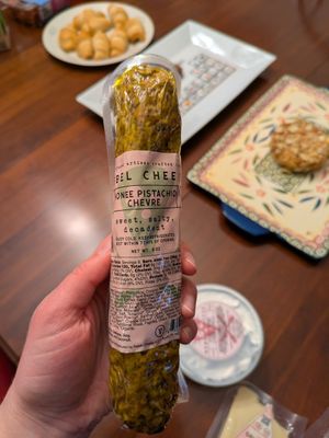 Honee pistachio chevre at Rebel Cheese in Austin