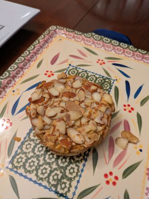 Port wine cheese ball at Rebel Cheese in Austin