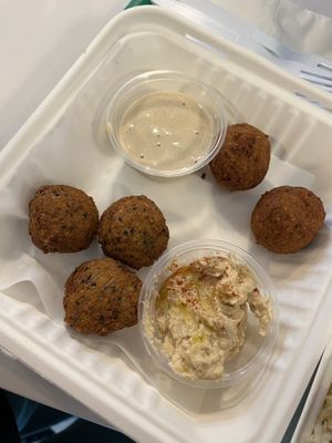 A La crate falafel   at Fala Bar in Santa Barbara