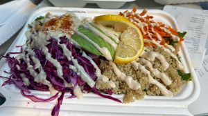 Kale salad so delish!   at Fala Bar in Santa Barbara