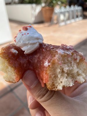 Strawberry donut  at Fala Bar in Santa Barbara