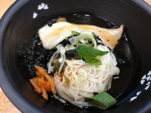 food from buffet selection. 
Photo courtesy of Tai ChewPheng of VSM at Mippeum in Jeonju