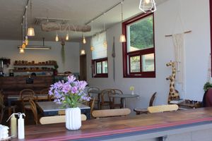 Cafe interior at Gwanpo 60 in Geoje