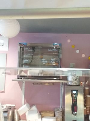 There are a few in the hot cabinet - ask for them warm at Tobermory Bakery & Tea Room in Isle Of Mull