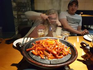 Barbecue chilli potatoes at Hello India - Okpo in Geoje