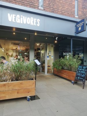 Entrance at Vegivores in Reading