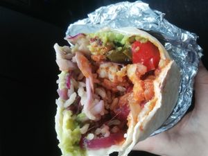 Burrito at Vegivores in Reading