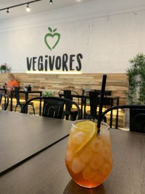 Aperol spritz  at Vegivores in Reading