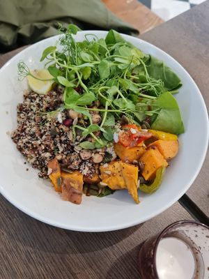 Rainbow bowl at Vegivores in Reading