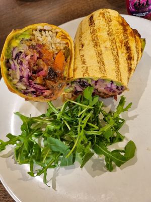 Vegivores Buritto at Vegivores in Reading