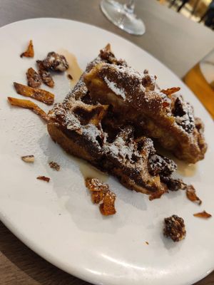 Waffles at Vegivores in Reading