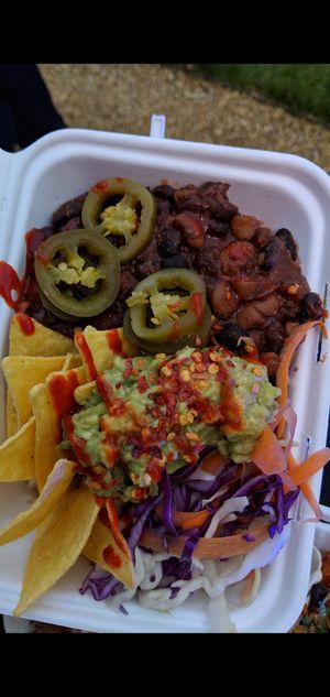 Nachos at Vegivores in Reading