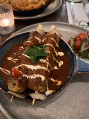 Tikka Skewers  at Vegivores in Reading