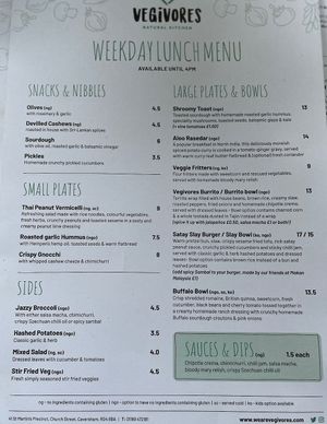   at Vegivores in Reading