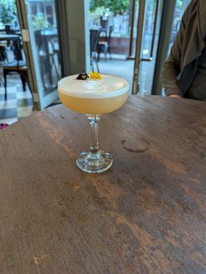Vegan jammy apricot cockytail at Vegivores in Reading