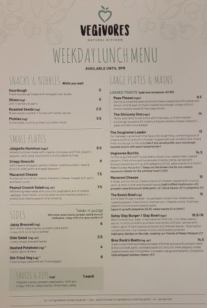  at Vegivores in Reading